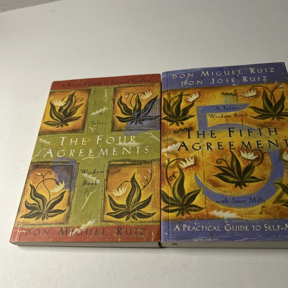 Don Miguel Ruiz Toltec Wisdom Collection 2 Book Set, The Four Agreem...